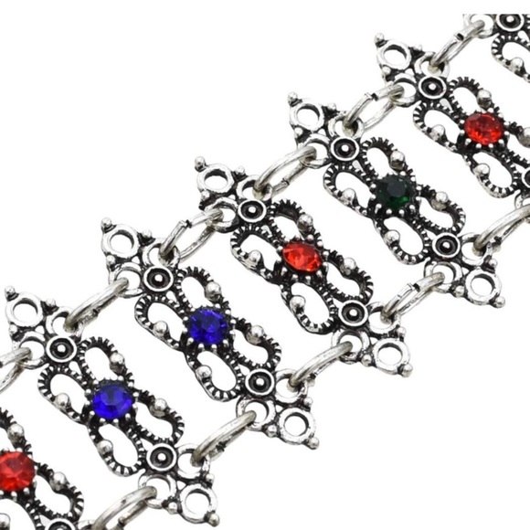 New Rave Festival Belly Chain Body Jewelry Belt Chain NWT - Picture 4 of 7